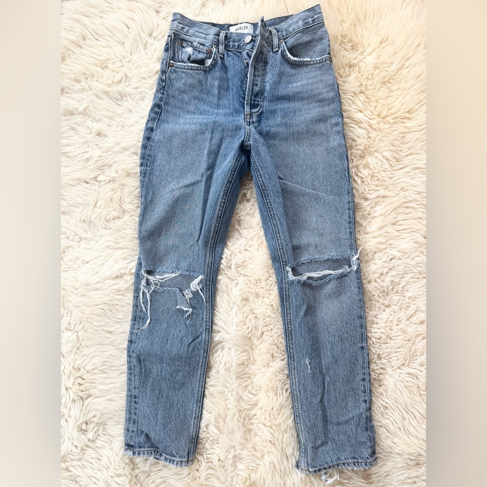 Agolde Light Blue Denim Jeans